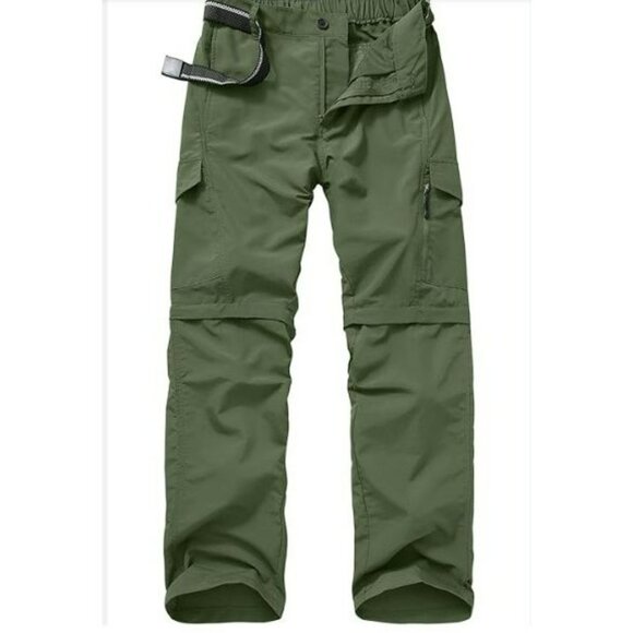 Gash Hao Mens Hiking Convertible Pants Outdoor Waterproof Quick Dry Zip Off Ligh - Picture 1 of 7
